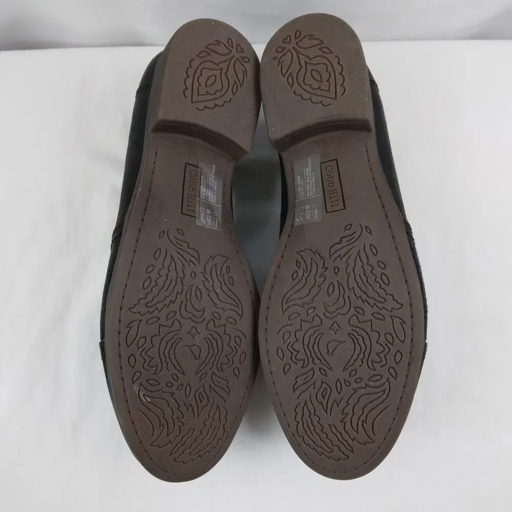 Rockport Cobb Hill Crosbie Slip On Loafer Black Leather Comfort Womens 7.5 - Picture 13 of 15